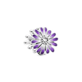 Charm Flor Margarida Roxa