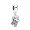 Charm Pendente Maquina De Escrever