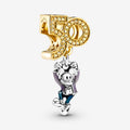 Charm pendente aniversário de 50 anos do Mickey Mouse dos parques