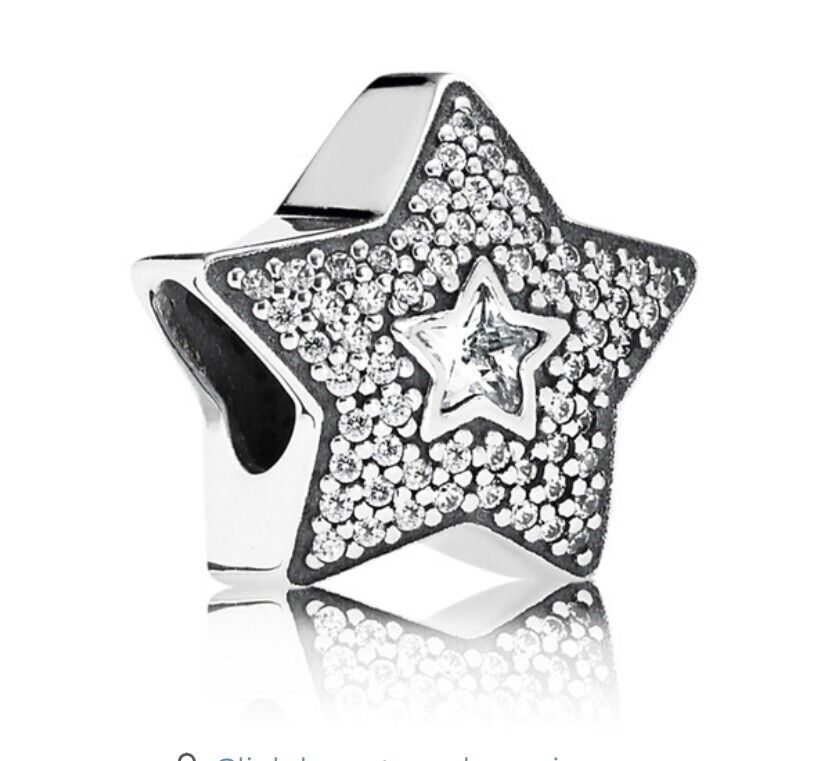 Charm Estrela dos Desejos Pavé
