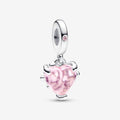 Charm Árvore genealógica rosa e coração