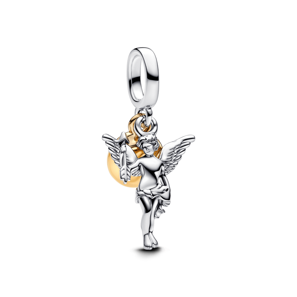 Charm Anjo Cupido Dois Tons