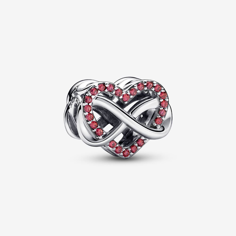 Charm Coração Família Infinito