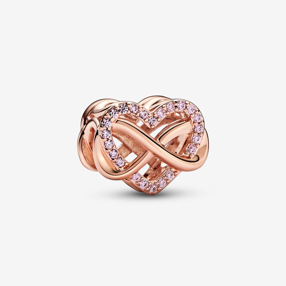 Charm Coração Família Infinito