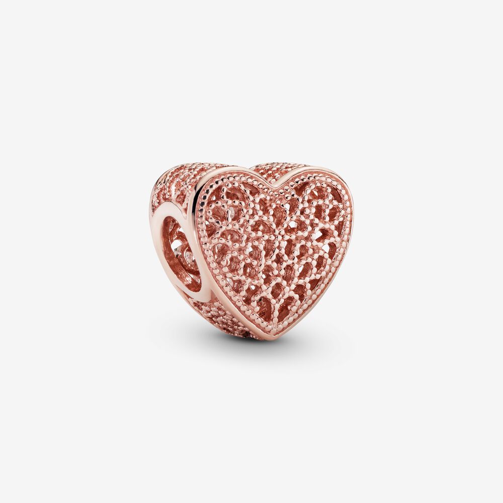 Charm Coração Rosé