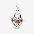 Charm Duplo Cadeado Coração
