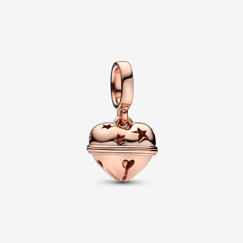 Charm Festivo Sino Coração