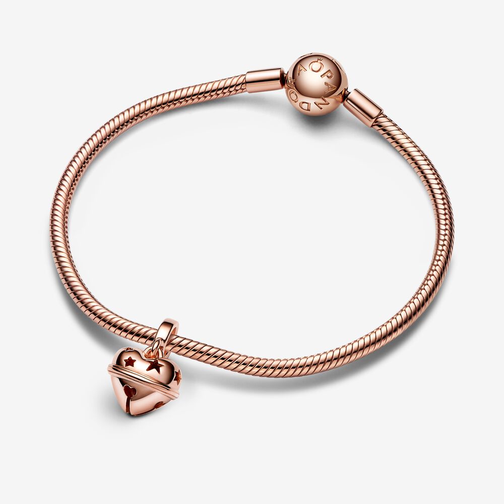 Charm Festivo Sino Coração