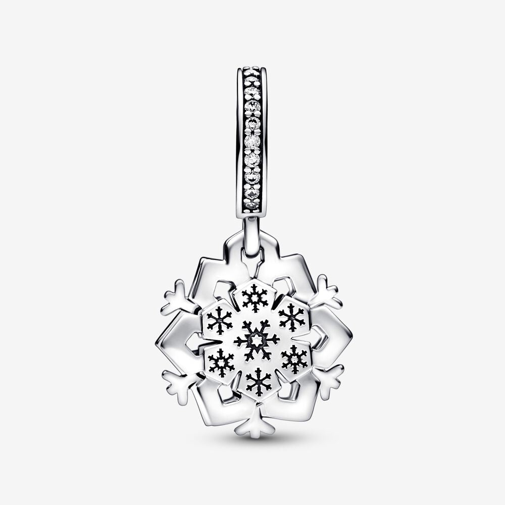 Charm Floco de Neve Duplo