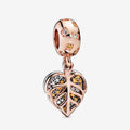 Charm Pendente Folha Espumante