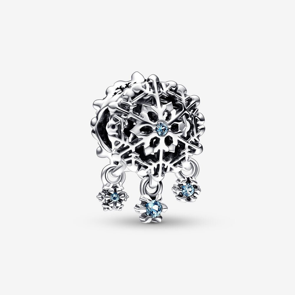 Charm Gota de Floco de Neve Gelado
