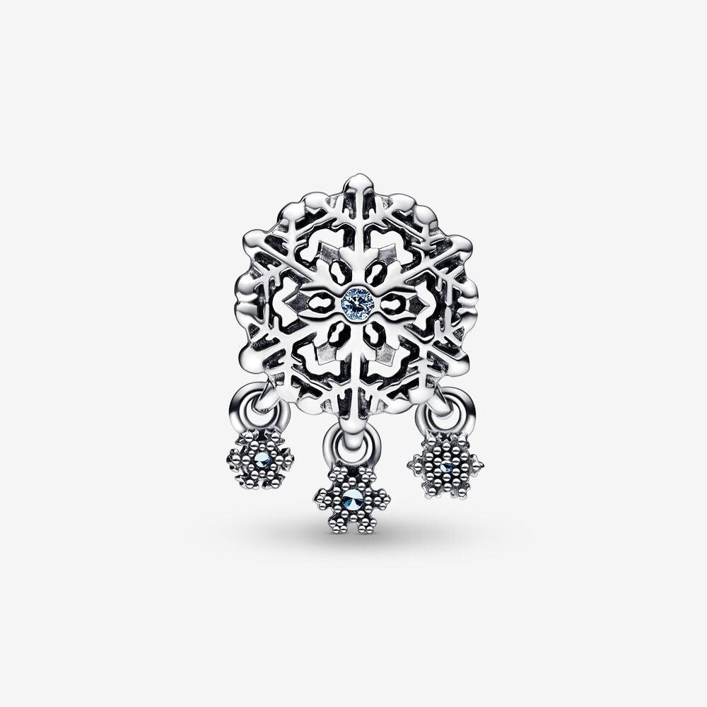 Charm Gota de Floco de Neve Gelado