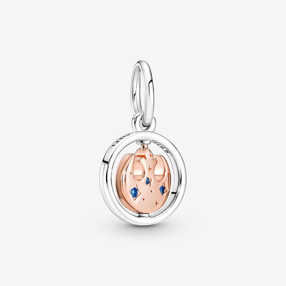 Charm Pingente Giratório Aliança Rebelde
