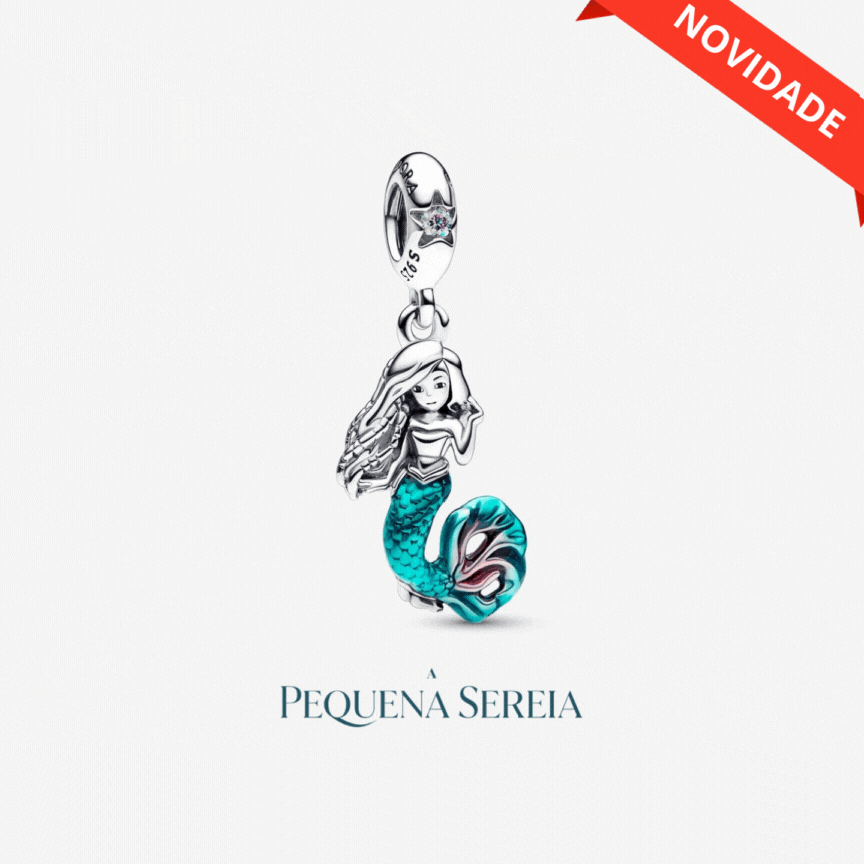 Charm Pendente Ariel de A Pequena Sereia
