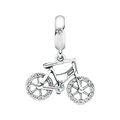 Charm Pendente Brilhante Bicicleta