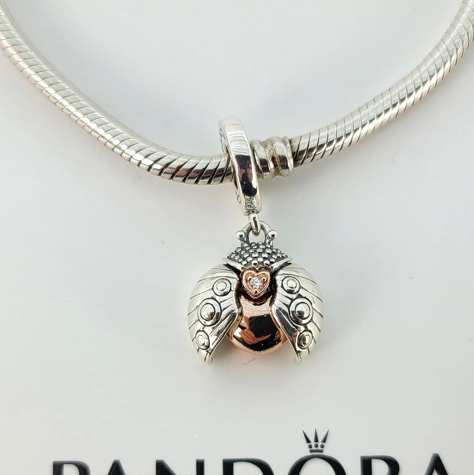 Charm de Joaninha e Coração - Charm Club Edição 2022