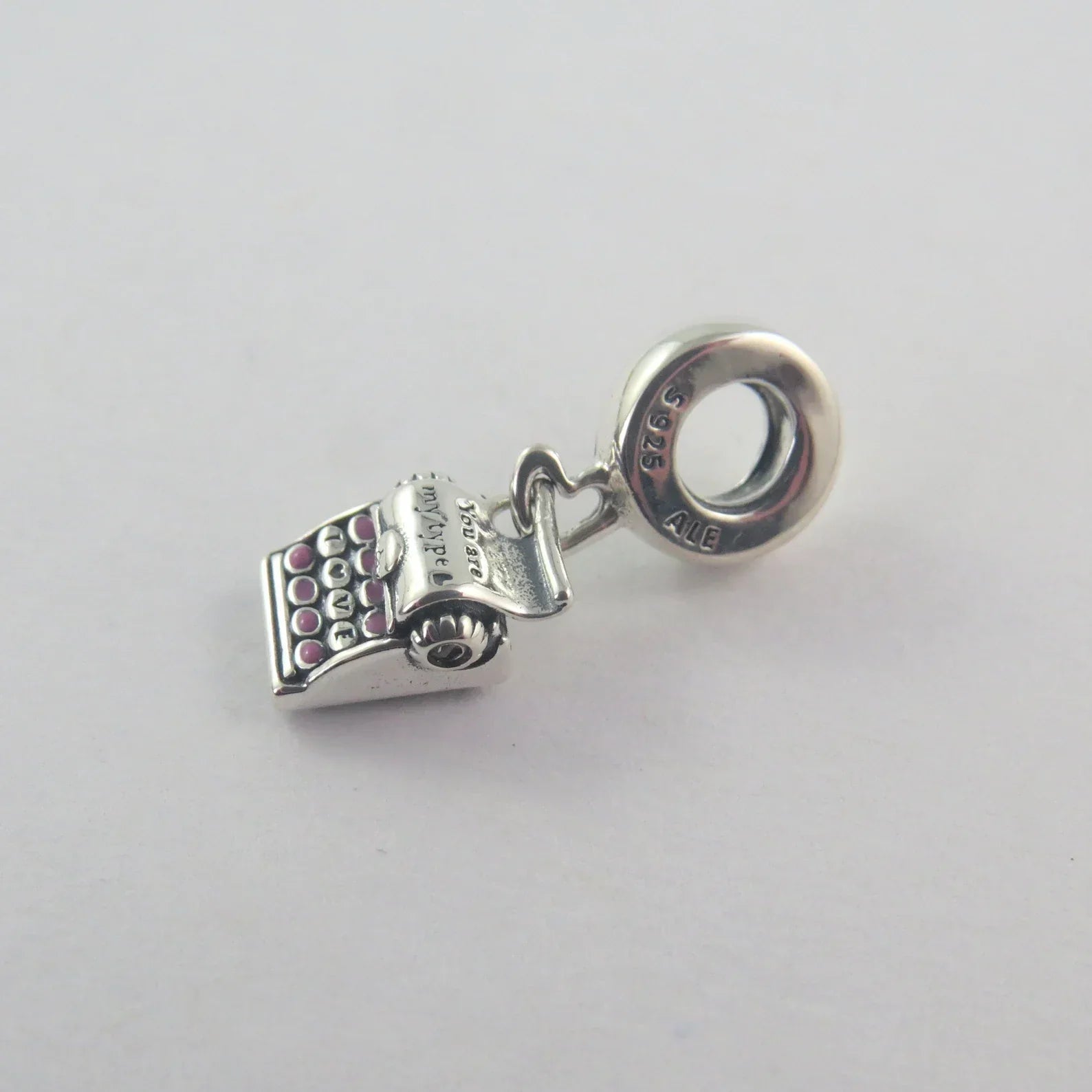 Charm Pendente Maquina De Escrever