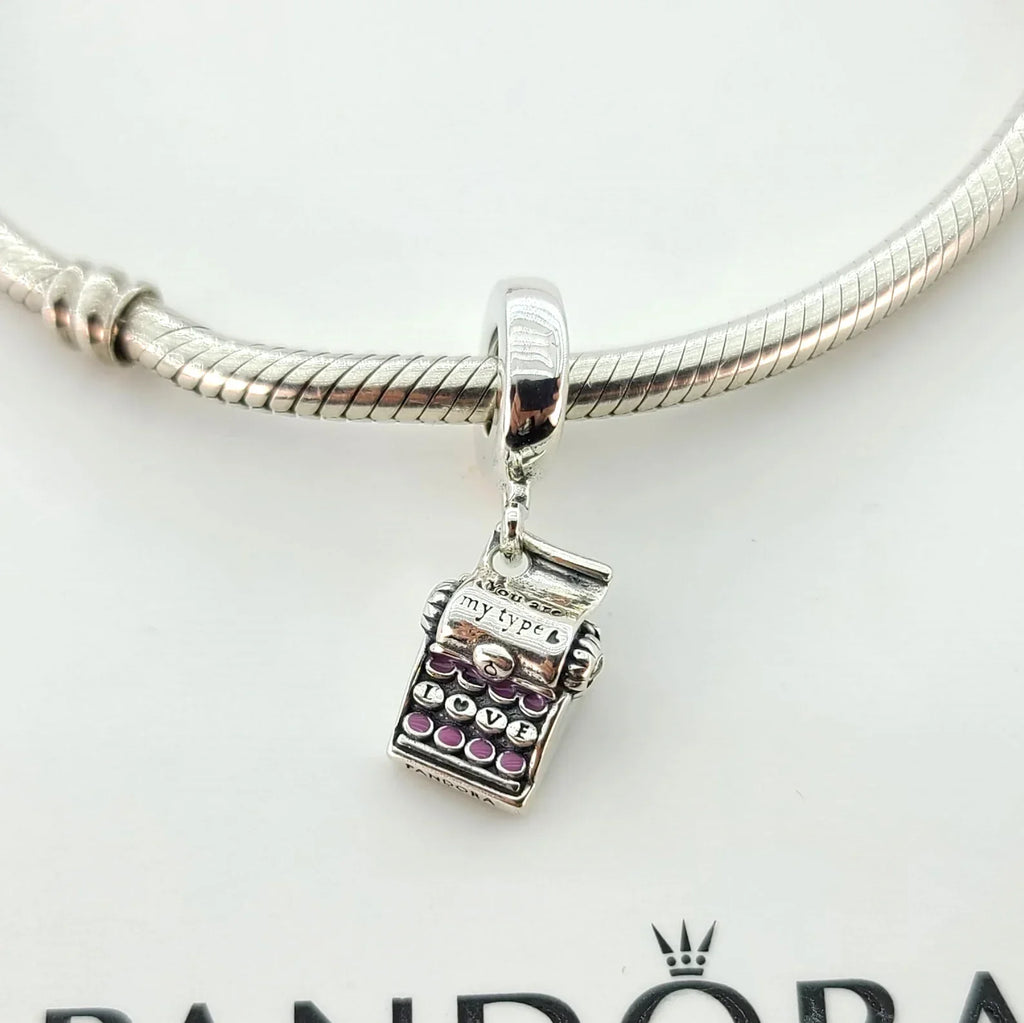 Charm Pendente Maquina De Escrever