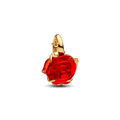 Charm Pendente Disney Rosa De A Bela E A Fera