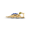 Charm Jacare Crocodilo Dourado