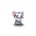 Charm Prata Disney Moana Porquinho Pua