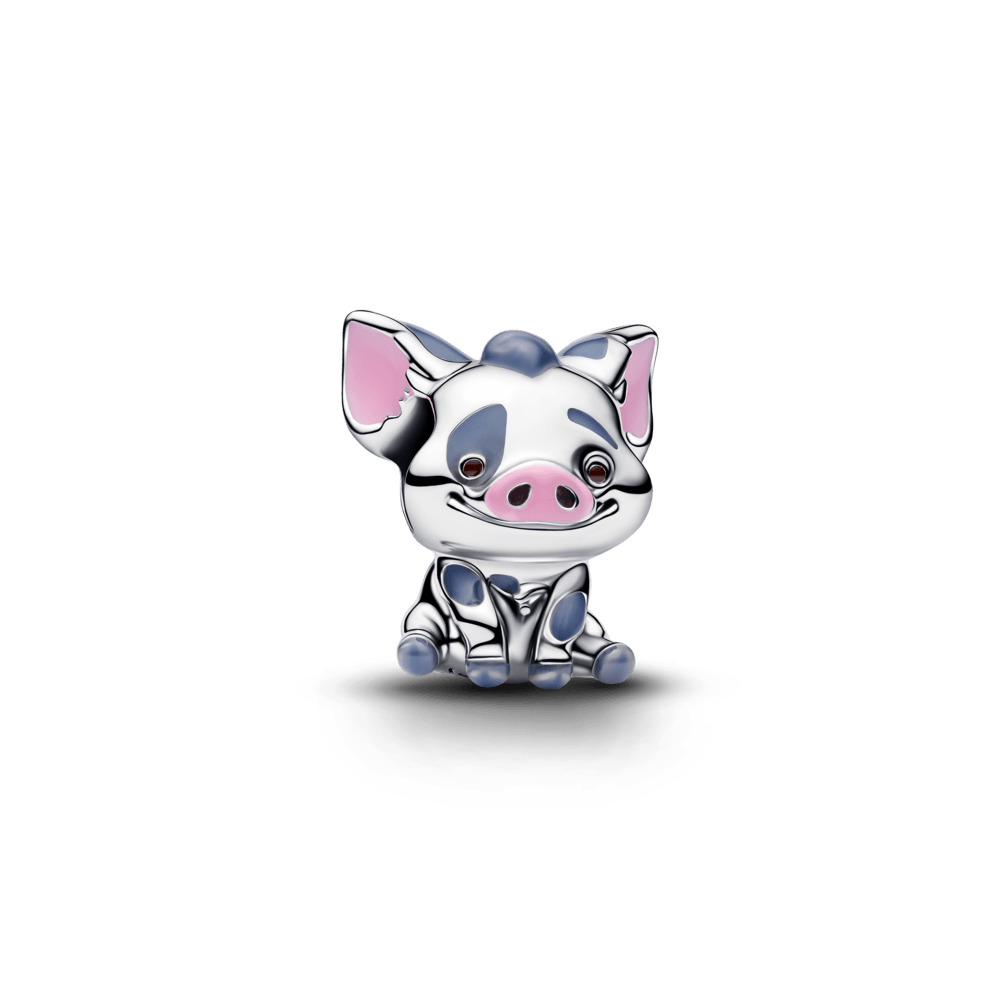 Charm Prata Disney Moana Porquinho Pua