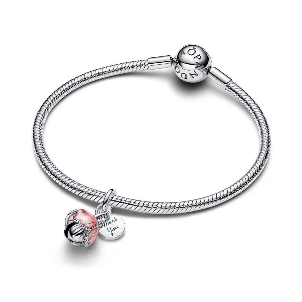 Charm Pendente Petalas De Rosa