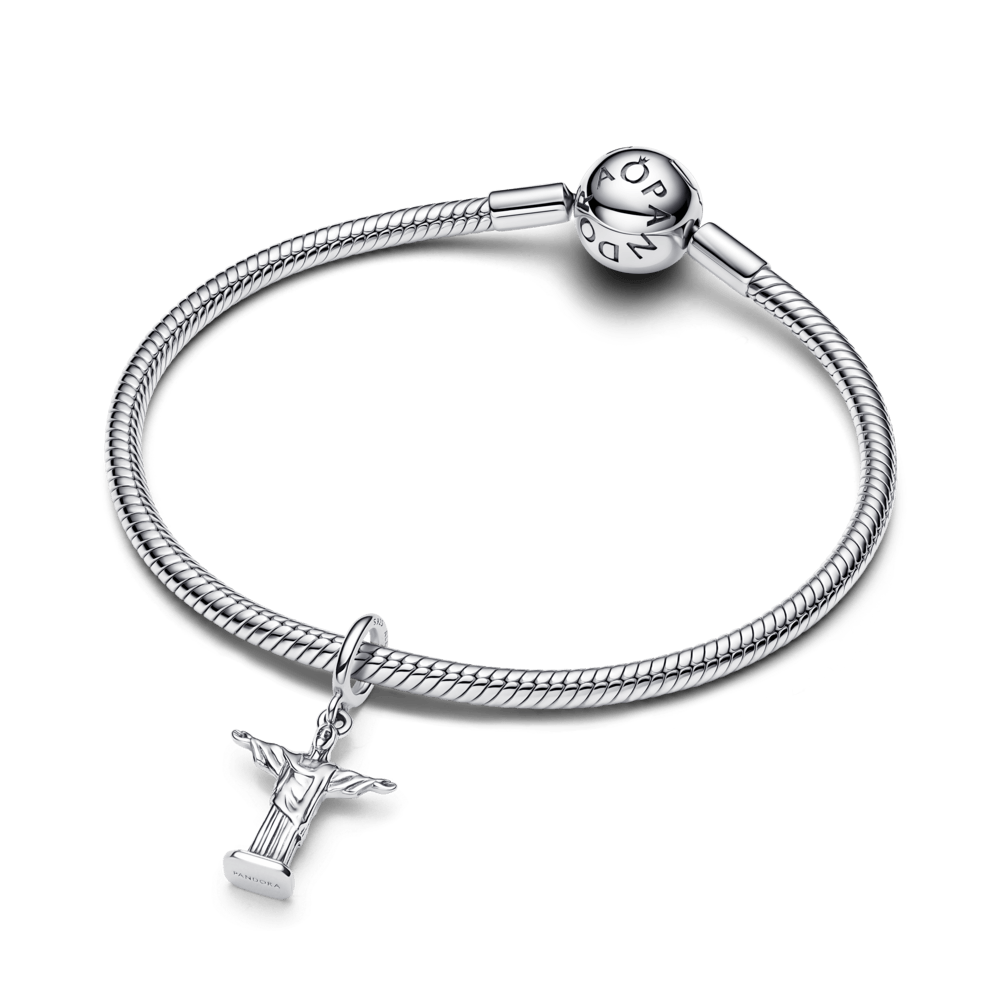 Charm Prata Pendente Cristo Redentor