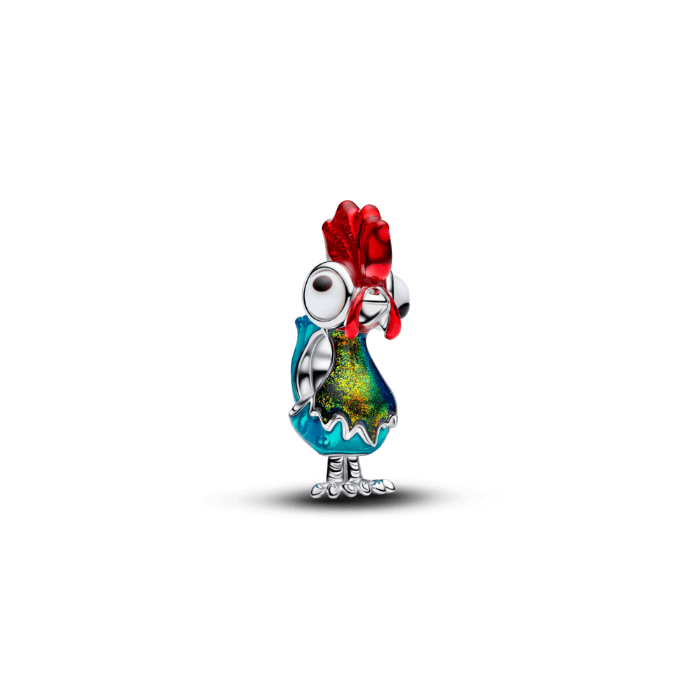Charm Prata Disney Moana Galo Hei Hei