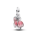 Charm Pendente Petalas De Rosa