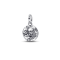 Charm Medalhão Caveira Carpe Diem Prata