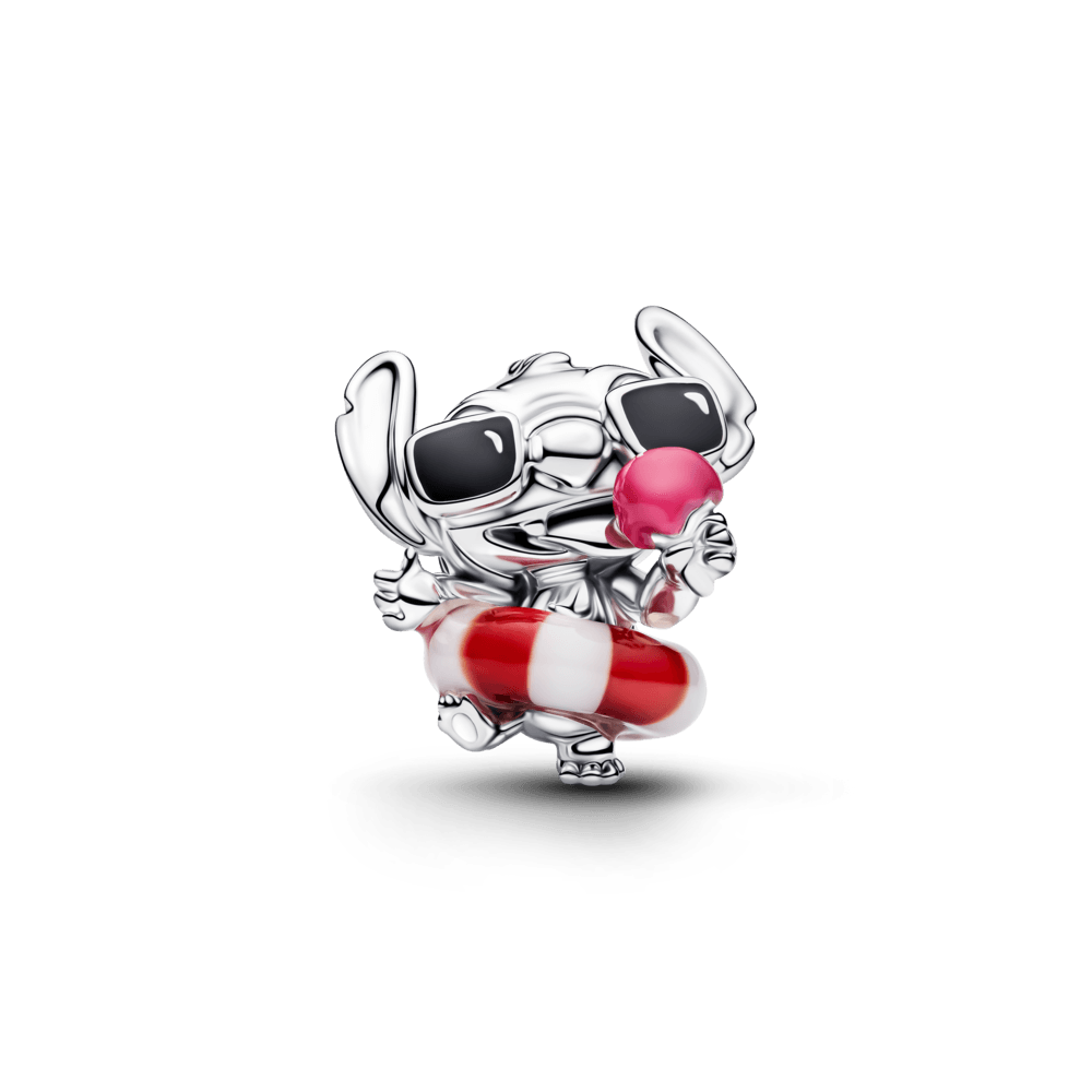 Charm Prata Disney Stitch De Ferias