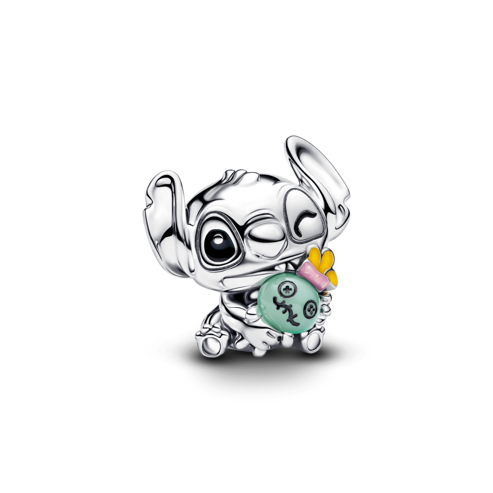 Charm Prata Disney Stitch E Xepa