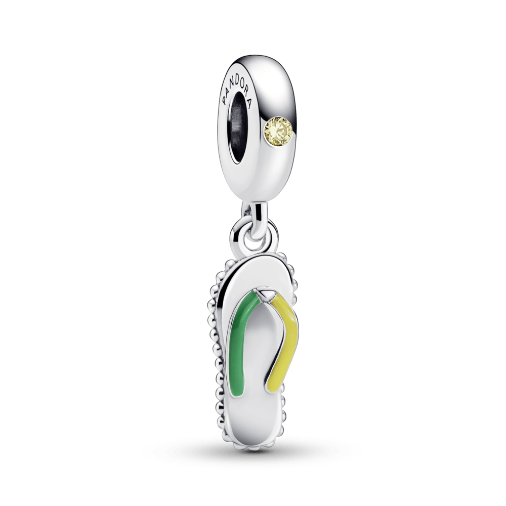 Charm Prata Pendente Chinelo