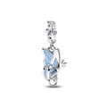 Charm Prata Pendente Borboleta Azul Glacial