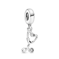 Charm Pendente Estetoscópio Coração