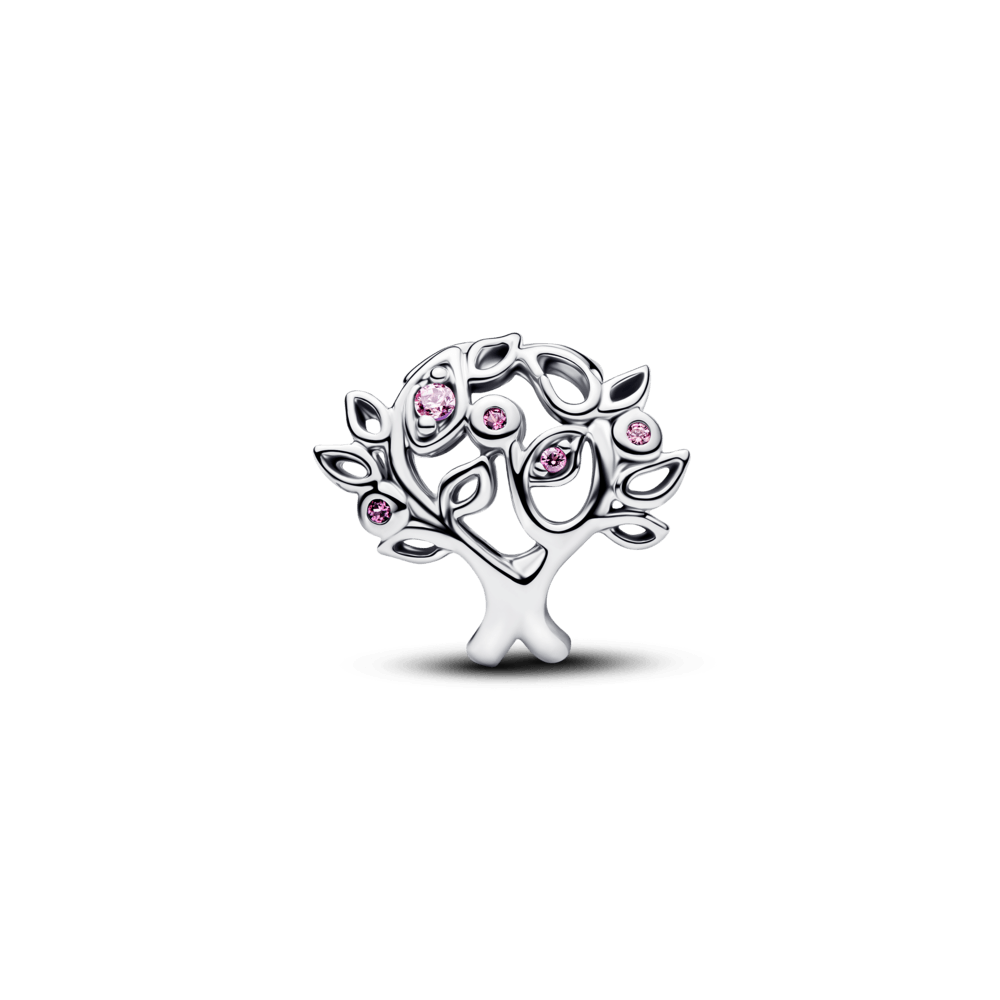 Charm Prata Arvore Da Familia