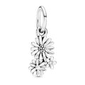 Charm Pendurado com Buquê de Flores Margaridas