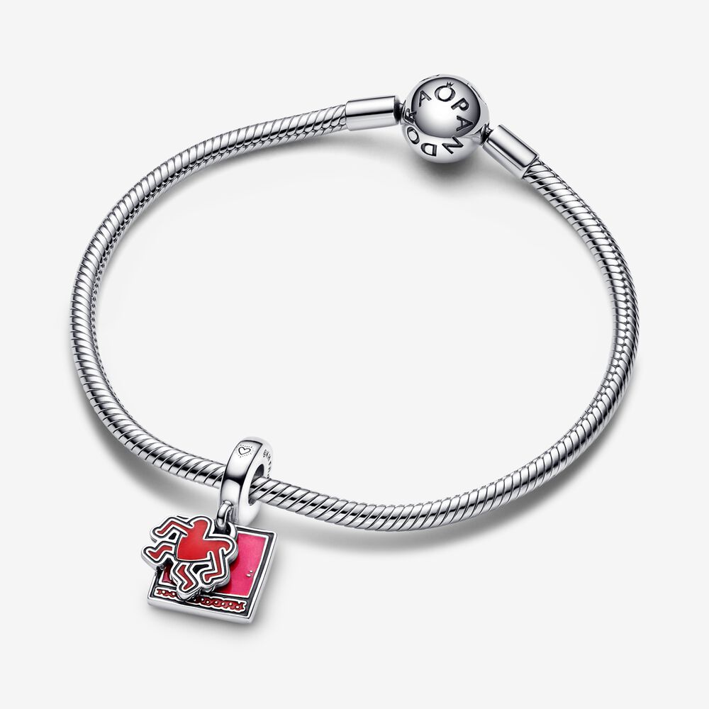 Charm Pendente Duplo Coração Andante